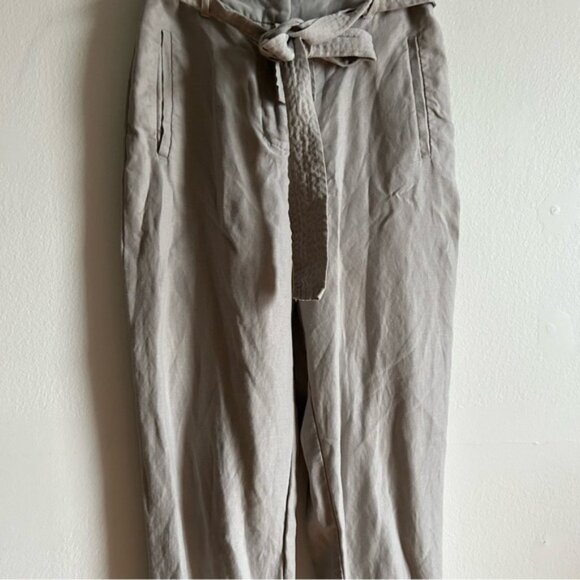 Aritzia Wilfred Jallade Grey Linen Blend Pants - Picture 4 of 12